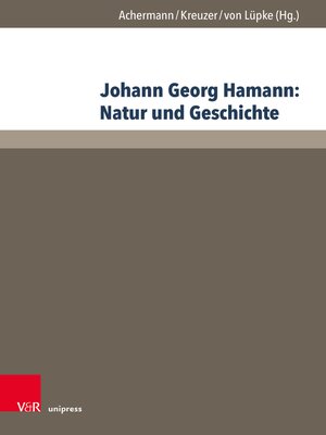 cover image of Johann Georg Hamann